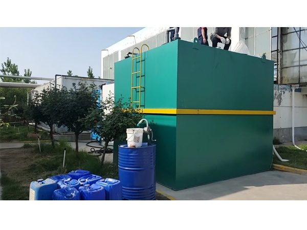 山西西安生物制藥污水 一體化膜池安裝調試完成