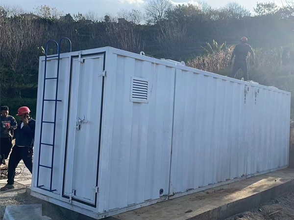 污水處理設備安裝調試完成